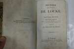 Oeuvres philosophiques de Locke : Tome I à VII ( COMPLET ). John Locke
