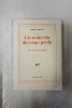 A la recherche du temps perdu, tome 1 : Du c&ocirc;t&eacute; de chez Swann. Marcel Proust