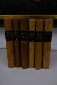 A la recherche du temps perdu : 3 premiers volumes. Du côté de chez Swann (I & II), A l’Ombre des Jeunes Filles en Fleurs (I à III), Le Côté de Guermantes (I).
