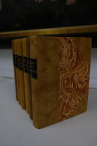 A la recherche du temps perdu : 3 premiers volumes. Du côté de chez Swann (I & II), A l’Ombre des Jeunes Filles en Fleurs (I à III), Le Côté de Guermantes (I).