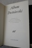 Album Dostoïevski - Bibliothèque de la Pléiade. Gustave Aucouturier, Claude Menuet