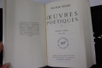 Oeuvres poétiques, Tome I (Avant l’exil 1802-1851) - Bibliothèque de la Pléiade. Victor Hugo
