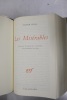 Les Misérables - Bibliothèque de la Pléiade. Victor Hugo