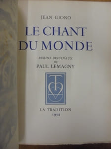 Le chant du monde.