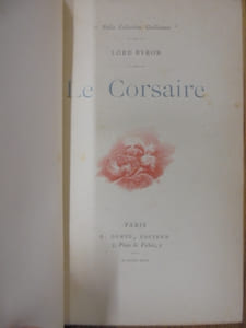 Le Corsaire; Lara.