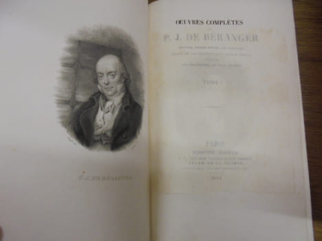 Oeuvres complètes. Edition unique revue par l'auteur, ornée de 104 vignettes en taille-douce dessinées par les peintres les plus célèbres. BERANGER ...