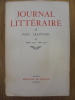 Journal littéraire. Tome VI.. Léautaud (Paul)
