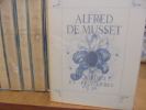 Oeuvres de Alfred de Musset MELANGES DE LITERATURE ET DE CRITIQUES 10 tomes Compositions hors texte de Georges Lepape. Tome I : Poésies 1828-1833, ...