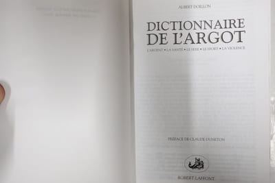 Dictionnaire de l'argot