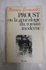 Proust ou La Généalogie Du Roman Moderne.  Fernandez Ramon