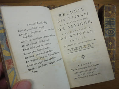 Recueil des Lettres de Mad. la Marquise de Sévigné, à Mad. la Comtesse de Grignan, sa fille.