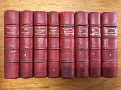 Oeuvres complètes d'Alfred de Musset - 8 volumes comprenant : Comédies et Proverbes T.1 / Contes et nouvelles / Nouvelles / Mélanges de littérature / ...