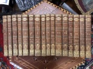 Lycée ou Cours de Littérature ancienne et moderne - Complet - 16 volumes aux armes de la Maison de Condé. Jean-François de la Harpe