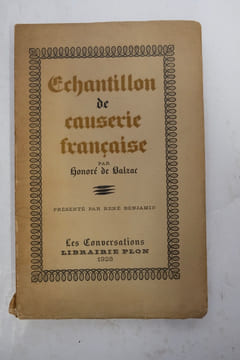 Échantillon de causerie française. Honoré de Balzac