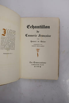 Échantillon de causerie française. Honoré de Balzac