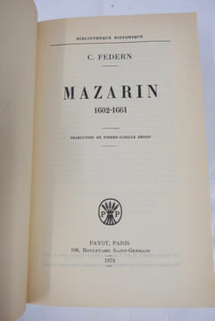 MAZARIN 1602-1661.. C. FEDERN