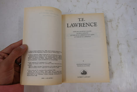 Oeuvres de T. E. Lawrence, Tome 1. T. E. Lawrence & Francis Lacassin