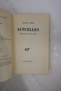 Actuelles - Chroniques 1944-1948