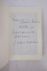 Lettres à Jean Marais - Avec un envoi de Jean Marais