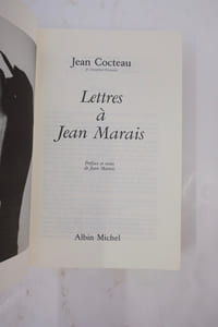 Lettres à Jean Marais - Avec un envoi de Jean Marais