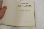 Sainte Bernadette . Francis Trochus 
