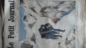 LA TOURNEE HEROIQUE. Un facteur dans les Alpes sauve un voyageur enlizé dans la neige.. LE PETIT JOURNAL