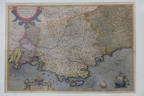 Provinciae, Regionis Galliae, vera exactissimaque descriptio / Petro Ioanne Bompario auctore . Pierre-Jean Bompar et Abraham Ortelius