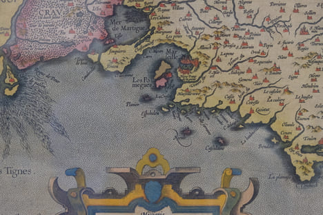 Provinciae, Regionis Galliae, vera exactissimaque descriptio / Petro Ioanne Bompario auctore . Pierre-Jean Bompar et Abraham Ortelius