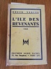 L'ILE DES REVENANTS . Roger Vercel 