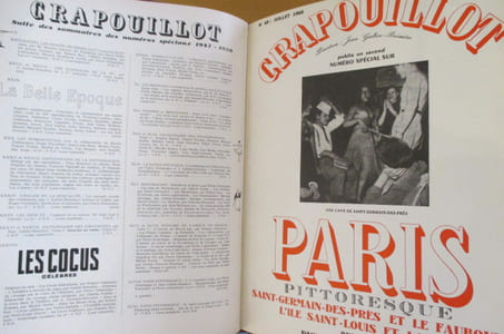 CRAPOUILLOT PARIS PITTORESQUE. Le quartier latin - Montparnasse. Saint Germain Des Prés et le Faubourg, L'Ile Saint-Louis et la Cité. avec un dictionnaire des rues. 2 numéros