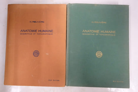 Anatomie humaine, descriptive et topographique - Tome I et II / Éditions différentes. Rouvière H.