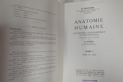 Anatomie humaine, descriptive et topographique - Tome I et II / Éditions différentes
