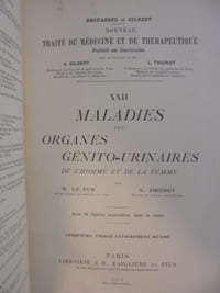 XXII. MALADIES des ORGANES GENITO-URINAIRES de l'homme et de la femme. Cinquième tirage.