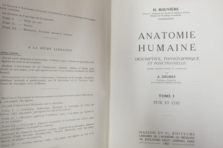 Anatomie humaine, descriptive et topographique; Tome I et II