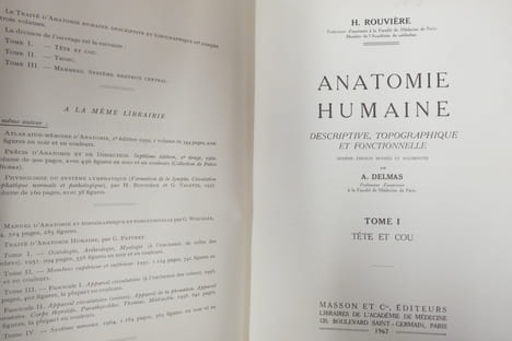 Anatomie humaine, descriptive et topographique; Tome I et II. H. Rouvière