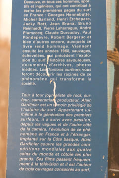Les Tontons Surfeurs : Aux Sources Du Surf Français. Alain Gardinier