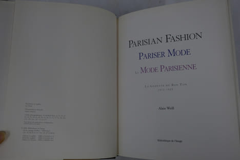 La Mode Parisienne. La Gazette Du Bon Ton. 1912-1925. Alain Weill