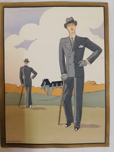 L’Homme Chic, 14 estampes, Hiver 1930.