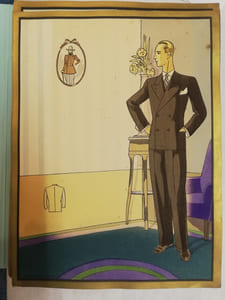 L’Homme Chic, 12 estampes, Été 1930.