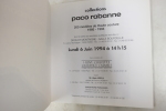 Collections Paco Rabanne - Drouot Montaigne - Lundi 6 juin 1994. Hervé Chayette - Laurence Calmels
