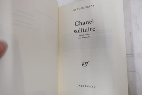 Chanel solitaire. Delay, Claude