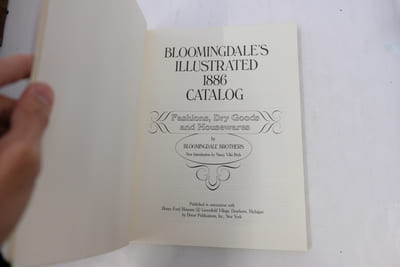 Bloomingdale's Illustrated 1886 Catalog. Fashions, Dry Goods and Housewares.