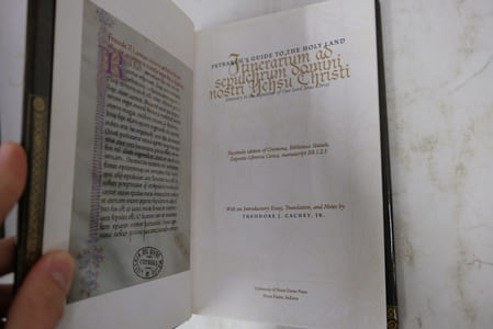 Petrarch's Guide to the Holy Land, Itinerary to the Sepulcher of Our Lord Jesus Christ
