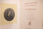 50 MELODIES. Chant et Piano. Avec texte allemand et traduction française par Jules Barbier. Nouvelle édition.. Robert Schumann