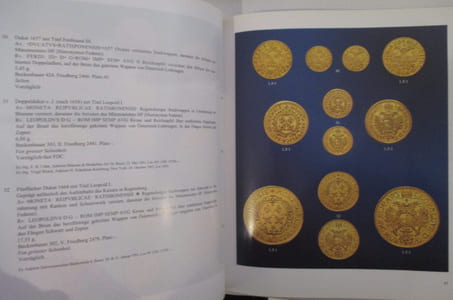 100 GOLD COINS OF REGENSBURG. AUCTION 60.