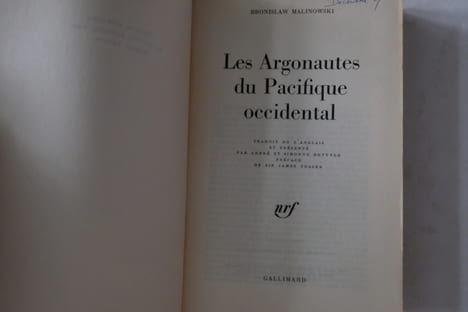Les argonautes du Pacifique occidental. MALINOWSKI BRONISLAW