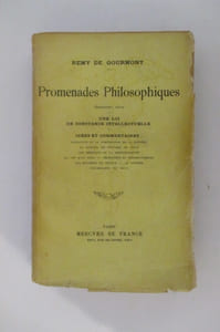 Tome 1 : Epilogues : réflexions sur la vie 1895-1898. 1921 / 337 pages.
Tome 2 : Promenades philosophiques : François Bacon et Joseph de Maistre / Sainte-Beuve créateur de valeurs / Le pessimisme de Léopardi / La Logique d'un Saint / Les Racines de l'idéalisme / Idées et Paysages / La Rhétorique / L'orthographe / Notes de Philologie. 1931 / 344 pages.
Tome 3 : Promenades Philosophiques deuxième série : Une loi de constance intellectuelle / Idées et commentaires : Boscovich et la composition de la matière / La Science de Léonard de Vinci / les Médecins et la Responsabilité / La vie d'un Dieu / Télépathie et pressentiments / Les rivières de France / Le sadisme psychologie du Gout. 300 pages.
Tome 4 : Promenades philosophiques troisième série : Une science d'autrefois : la Phytognomonique / Philosophie naturelle / Religion et sociologie / Psychologie rêveries / des pas sur le sable. 1909 / 290 pages.
Tome 5 : Le Chemin de Velours : Le chemin de velours (Pascal et les Jésuites) / La Gloire et l'idée d'immortalité / Le succès et l'idée de beauté / Valeur de l'instruction / La femme et le langage / L'idéalisme analyse et fragments. 1924 / 321 pages.