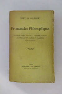 Tome 1 : Epilogues : réflexions sur la vie 1895-1898. 1921 / 337 pages.
Tome 2 : Promenades philosophiques : François Bacon et Joseph de Maistre / Sainte-Beuve créateur de valeurs / Le pessimisme de Léopardi / La Logique d'un Saint / Les Racines de l'idéalisme / Idées et Paysages / La Rhétorique / L'orthographe / Notes de Philologie. 1931 / 344 pages.
Tome 3 : Promenades Philosophiques deuxième série : Une loi de constance intellectuelle / Idées et commentaires : Boscovich et la composition de la matière / La Science de Léonard de Vinci / les Médecins et la Responsabilité / La vie d'un Dieu / Télépathie et pressentiments / Les rivières de France / Le sadisme psychologie du Gout. 300 pages.
Tome 4 : Promenades philosophiques troisième série : Une science d'autrefois : la Phytognomonique / Philosophie naturelle / Religion et sociologie / Psychologie rêveries / des pas sur le sable. 1909 / 290 pages.
Tome 5 : Le Chemin de Velours : Le chemin de velours (Pascal et les Jésuites) / La Gloire et l'idée d'immortalité / Le succès et l'idée de beauté / Valeur de l'instruction / La femme et le langage / L'idéalisme analyse et fragments. 1924 / 321 pages.