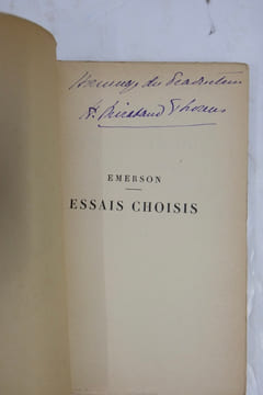 Essais choisis Expérience ; Héroïsme ; Amour ; Histoire ; Dons. Emerson, Ralph Waldo