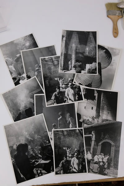 Photographies d'un march&eacute; en Asie . Inconnu 